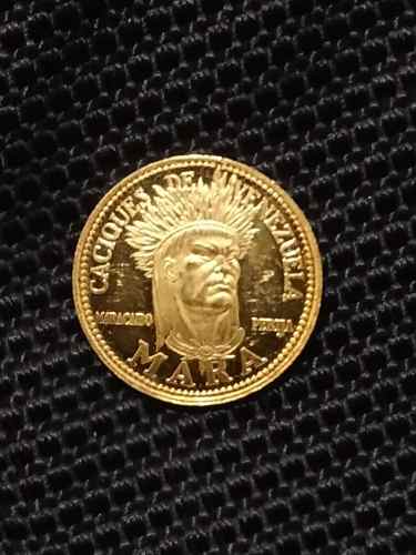 Moneda De Oro Caciques De Venezuela Indio Mara