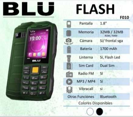 Blu Flash Telefono Basico Somos Importadores Solo Al Mayor