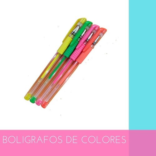 Boligrafos De Colores