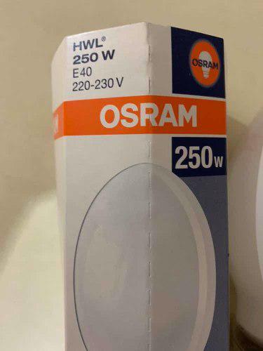 Bombillo Marca Osram 250w Ovoide De 230v Hwl Rosca E40-27