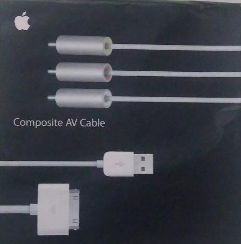 Cable Audio/video Rca iPhone 4/4s Apple Original