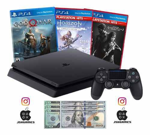 Caja De Ps4 Slim 1tb Nueva Sellada + 3 Juegos Tienda Chacao