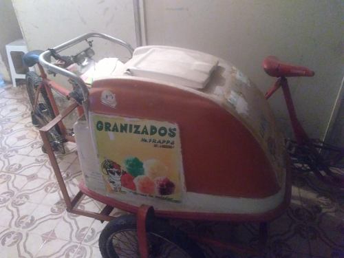 Carrito De Helados Usados Fibra De Vidrio