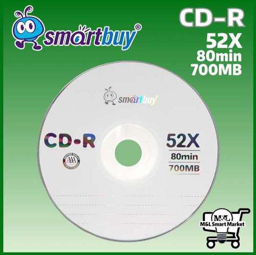 Cd Virgen Smartbuy Original 700mb 80min Velocidad 52x