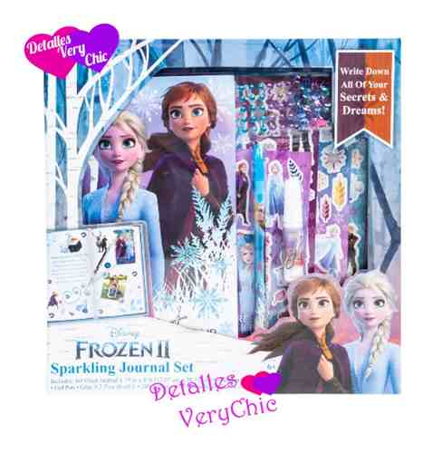 Frozen 2 Libreta Diario Boligrafo Importado Anna Elsa