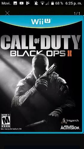 Juego De Wii U Calle Of Duty Black Of