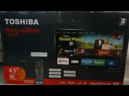 Toshiba 4k Smart Tv 43 Pulgadas Con Su Plástico Como Nuevo