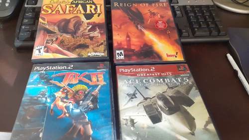 Cuatro Juegos Deplaystation 2 Originales Completos Intactos