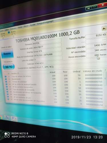 Disco Duro Latop 1tb Marca Toshiba