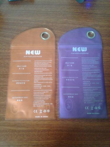 Dos Forro Estuche Anti Agua Para Celular