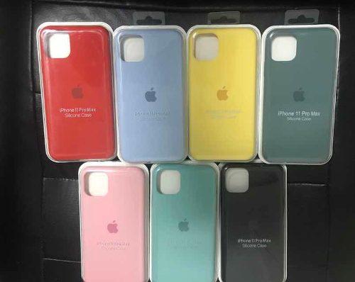 Forro Silicone Case Iphone11 Y Iphone11 Pro-max ((8verd))