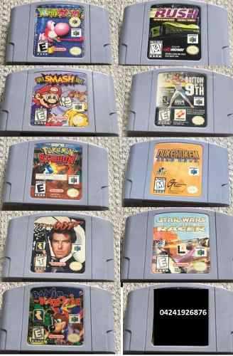 Juegos Varios Para Nintendo 64 (super Smash, 007, Banjo)