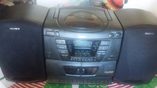 Mini Componente Sony Radio Am Fm Cornetas Cd Cassette