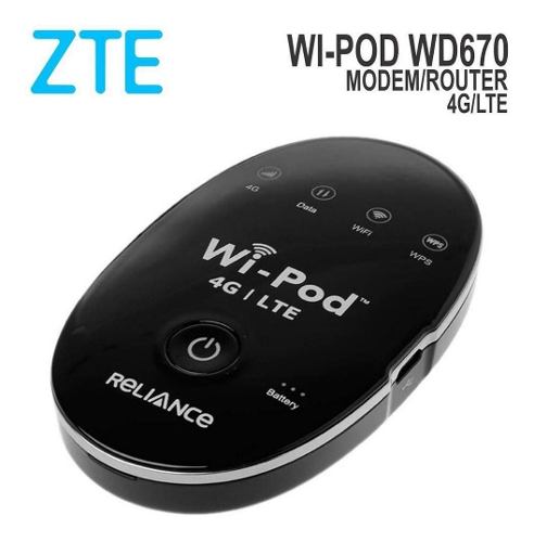 Multibam Modem Wi-pod Portatil WiPod Internet 4g Lte Digitel