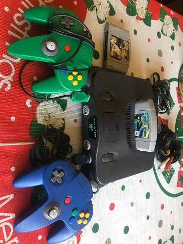 Nintendo 64 Con Dos Controles Y Dos Juegos