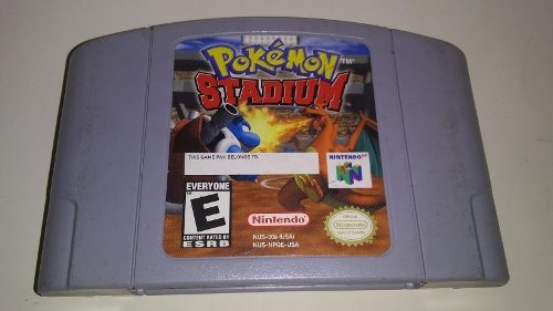 Pokémon Stadium Juego Nintendo 64 Original. 5v