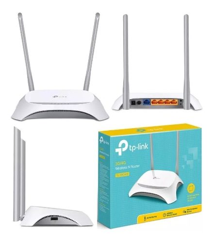 Router Tl-mr Tp-link Usb 3g/4g Lan Wifi Red Wan Pc