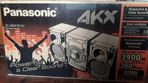 Equipo De Sonido Panasonic Sc-akx18