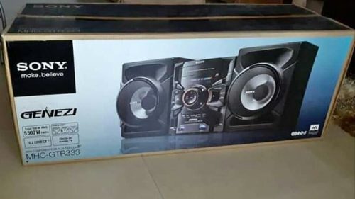 Equipo De Sonido Sony Genezi Gtr333 Nuevo