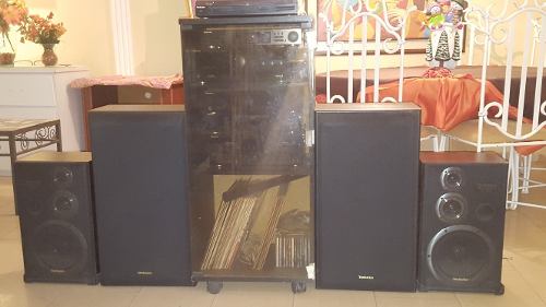 Equipo De Sonido Technics Cornetas Amplificador Ecualizador