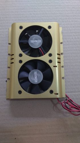 Fan Cooler Ventilador Doble Extrator Disco Duro Sata/ide 3,5