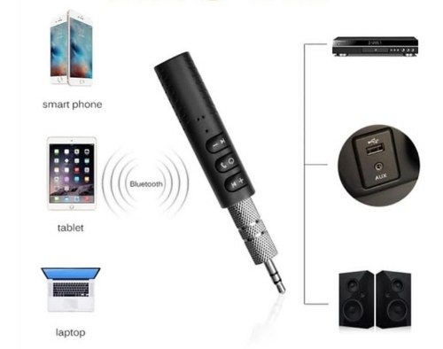 Receptor Audio Bluetooth Auxiliar Reproductor Carro Laptop