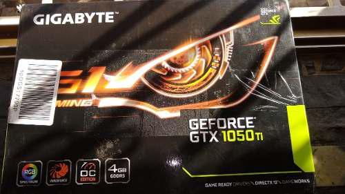 Tarjeta De Video Geforce Gtx 1050ti 4gb Gddr5 G1 1050 Ti
