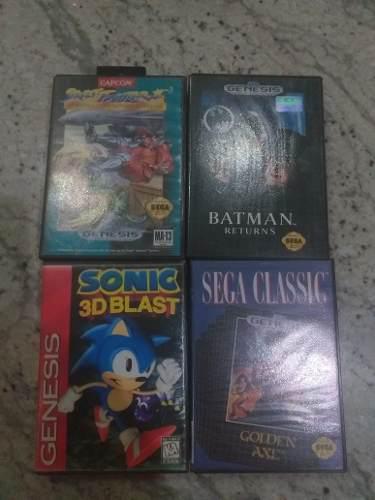 Vendo Juegos De Coleccion Sega Genesis Como Nuevos
