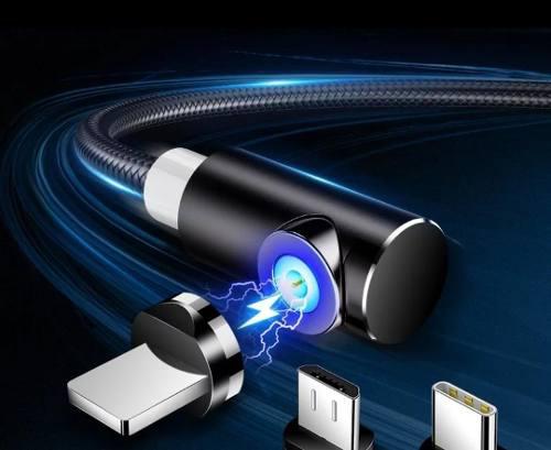 Cable Magnético Micro Usb Carga Y Datos Nylon Topk 2 Metros