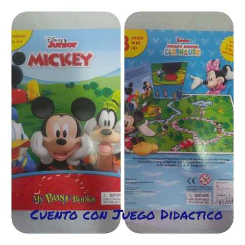 Cuento Con Juego Didáctico De Mickey, Original De Usa