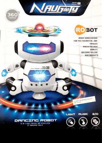 Juguete Robot Música Luces Baila Sy 8