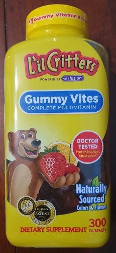Multi Vitaminas Para Niños L'ilcritters Gummy Vites 300 Und