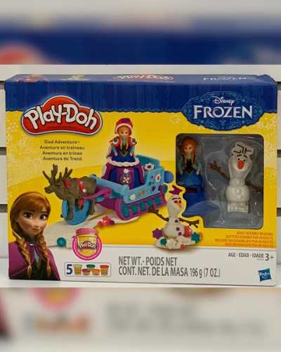 Play-doh Frozen Aventura En Trineo Hasbro Original Tienda