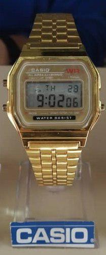 Reloj Casio Dorado: Hora,fecha,alarma, Cronómetro Luz