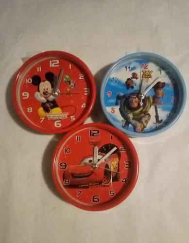 Reloj Despertador D Mesa Alarma Niños Toys Tory Mickie Cars