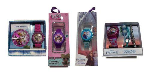 Reloj Digital Niñ@ Lol, Frozen, Disney, Mario Bross