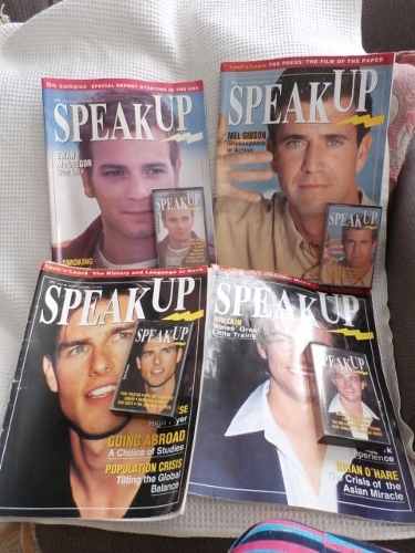 Revistas Speak Up. Con Cassettes.