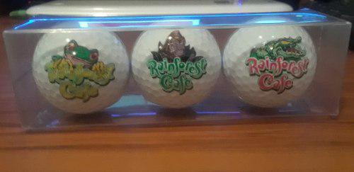 Set De 3 Pelotas De Golf Rainforest Cafe