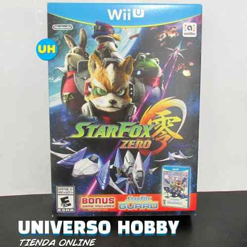Star Fox Zero + Sf Guard Wii U Nintendo Nuevo Y Sellado 10v