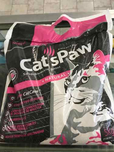 Arena Para Gatos Cats Paw 5 Kg.