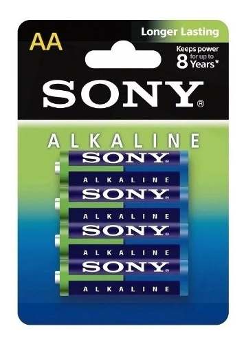 Baterías Alcalinas Sony Blister 4 Unidades Aa