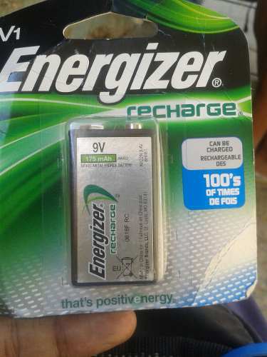 Bateria 9v Energizer Recarhable