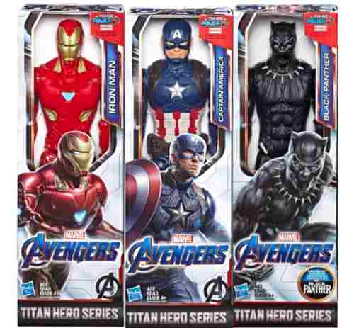 Figuras De Acción Capitán América Iron Man Black Panther
