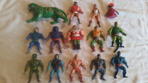 Heman Motu Figuras Rotoplas Lote Coleccion Vintage