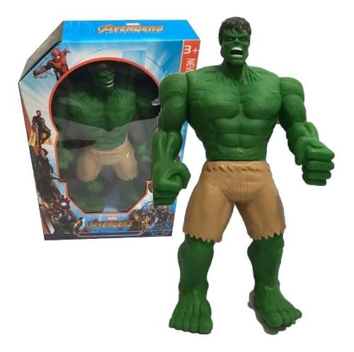 Muñeco De Goma Hulk 33 Cm Thor Spiderman Batman Superman