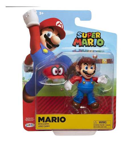 Nintendo Figura De Acción De Mario Odyssey Y Cappy.