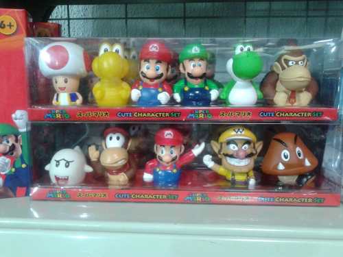 Set De 6 Figuras De Super Mario Bros (25v)