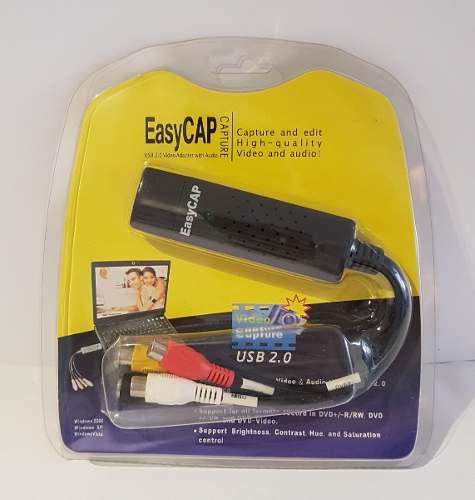 Capturador Easycap Usb 2.0 Adaptad Audio Y Video Rca