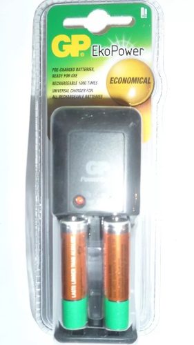 Cargador De Baterias Gp Ecopower Para Baterias Aa/aaa Aaa
