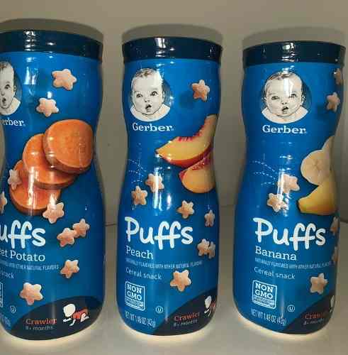 Cereal Para Bebé Gerber Puff Snack 42g